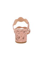 Palm Beach Python Scalloped Sandal