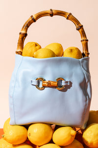 Sky Blue Leather