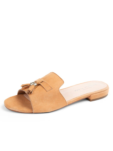 Capri Tassel Flat Sandal