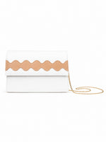White/Nude Leather Color