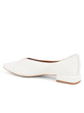 Capri Pointed Toe Raffia Flat
