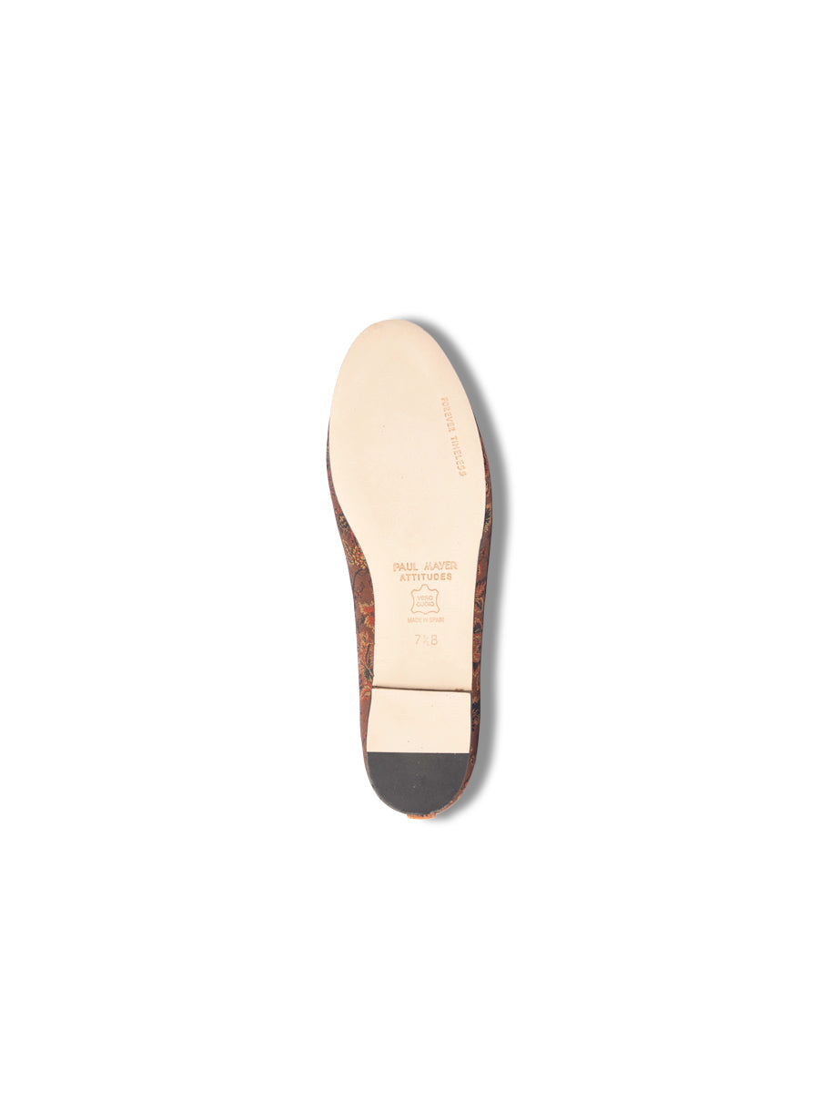 Best Floral Ballet Flat with Leather Sole