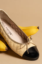 Best Quilted Ballet Flat with Leather Sole