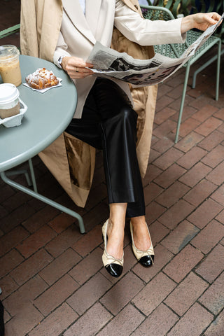 Nice Quilted Leather Wedge Alternate View