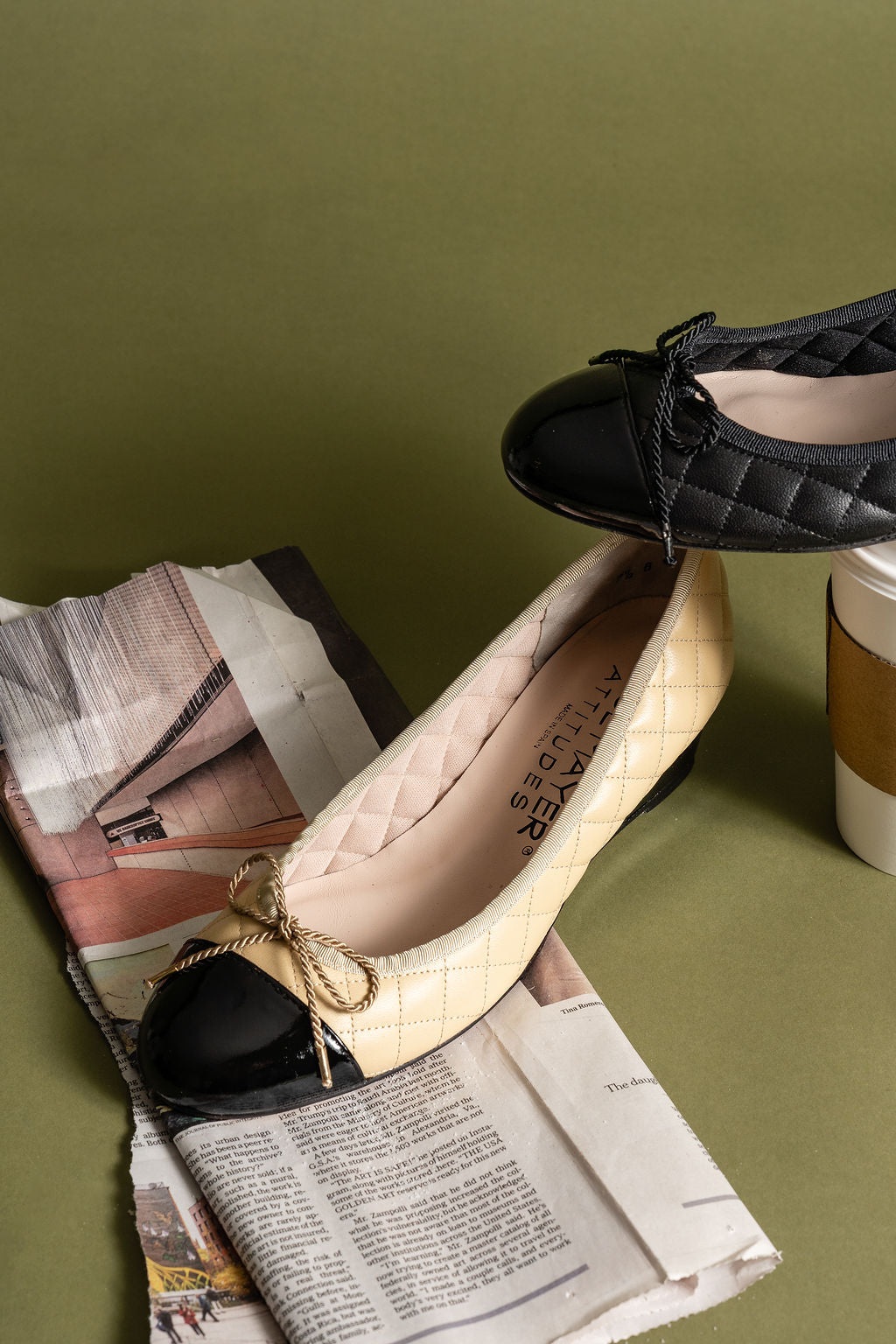 Nice Quilted Leather Wedge