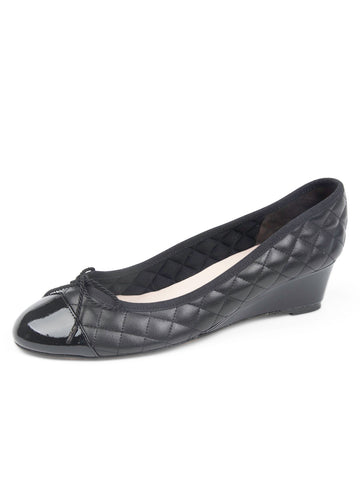 Nice Quilted Leather Wedge