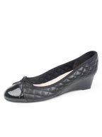 Nice Quilted Leather Wedge