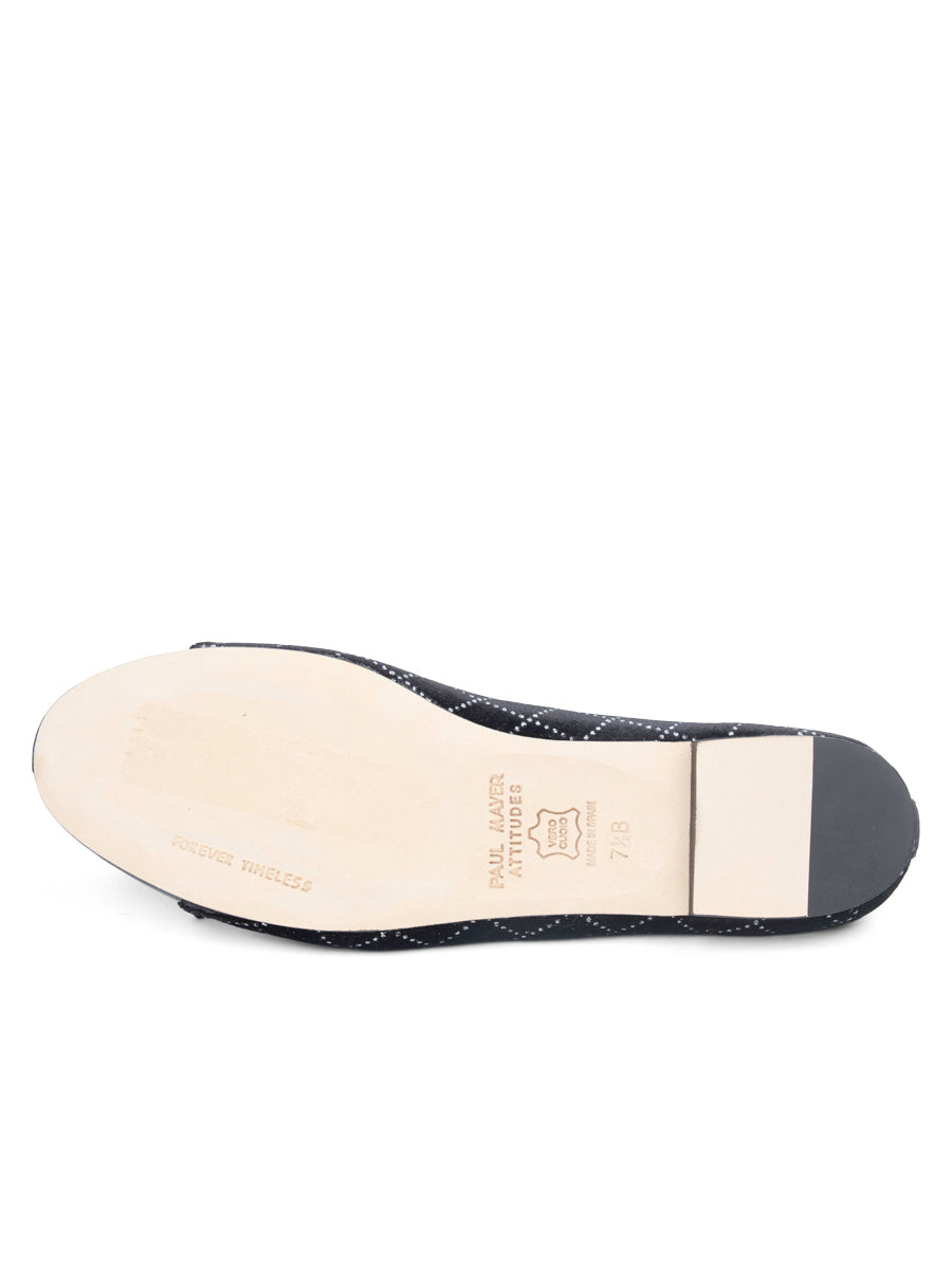 Best Crystal Ballet Flat with Leather Sole