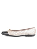 COZY QUILTED LEATHER BALLET FLAT