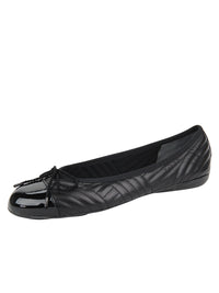 Black Leather/Black Patent