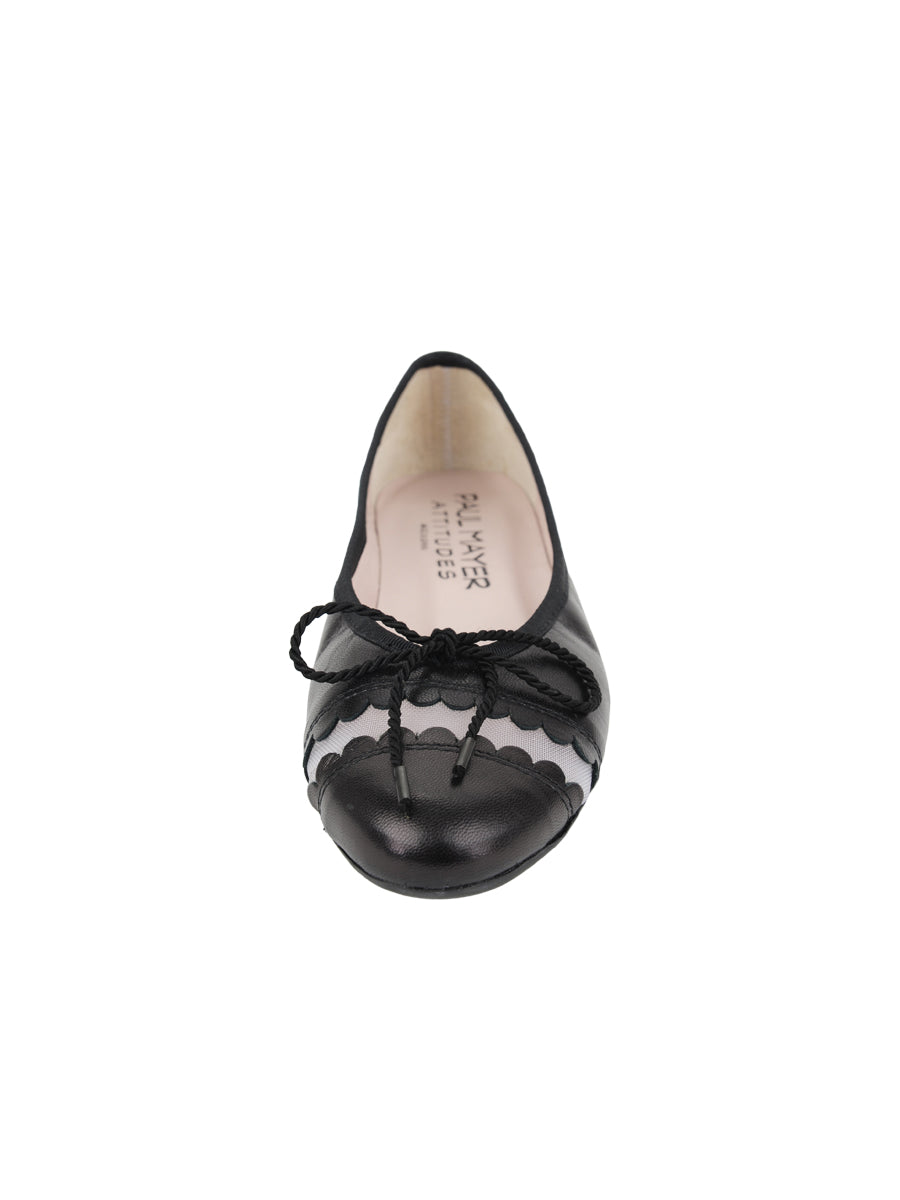 Burg Leather Ballet Flat