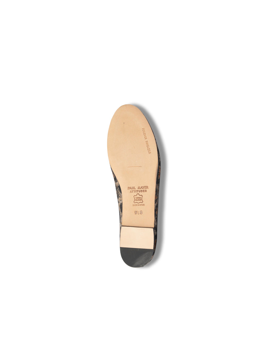 Best Leopard Ballet Flat with Leather Sole