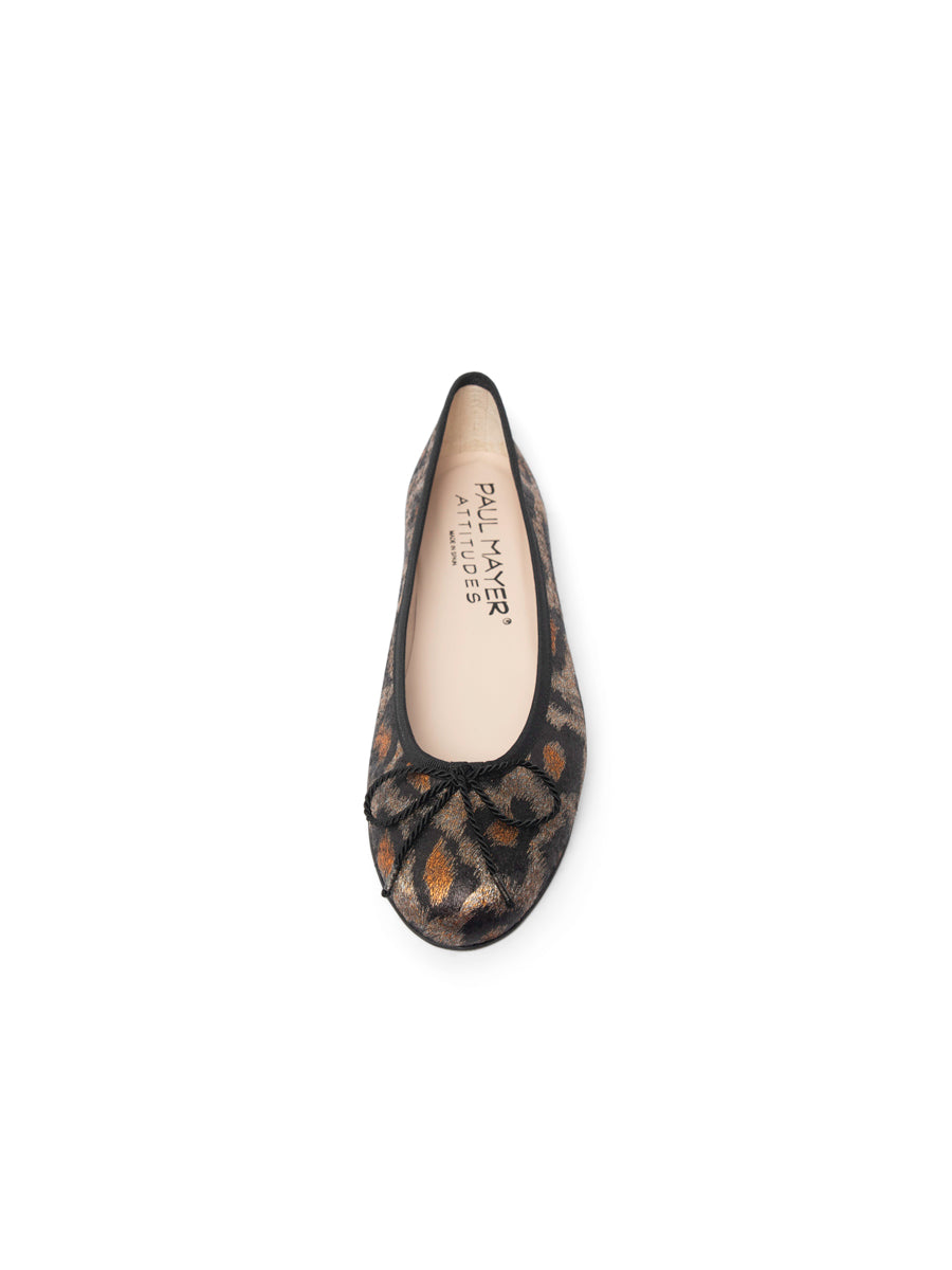Best Leopard Ballet Flat with Leather Sole