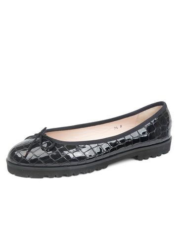 Bravo Lug Sole Ballet in Crocodile