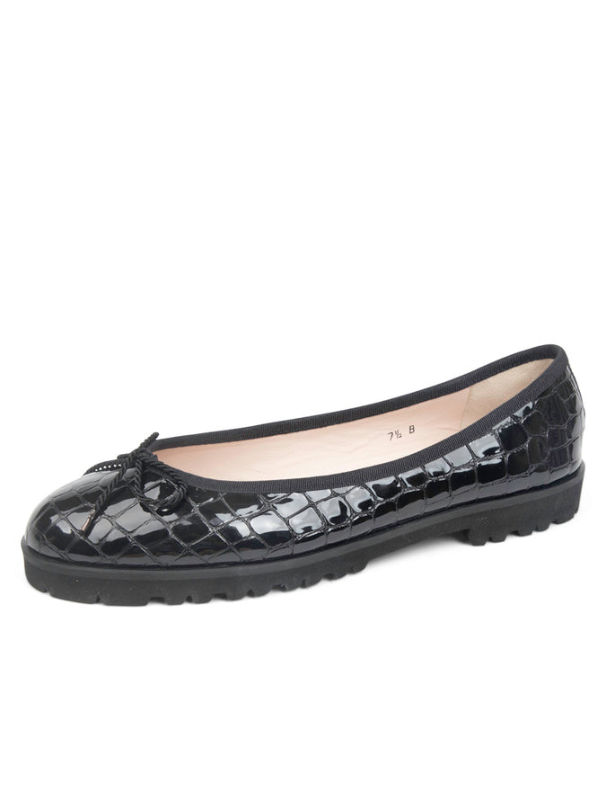 Bravo Lug Sole Ballet in Crocodile