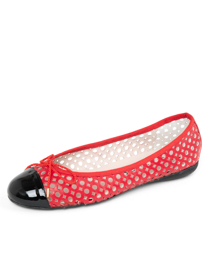 Brandy Perforated Ballet Flat