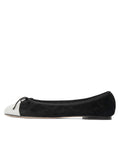 Best Quilted Ballet Flat with Crystal Cap Toe