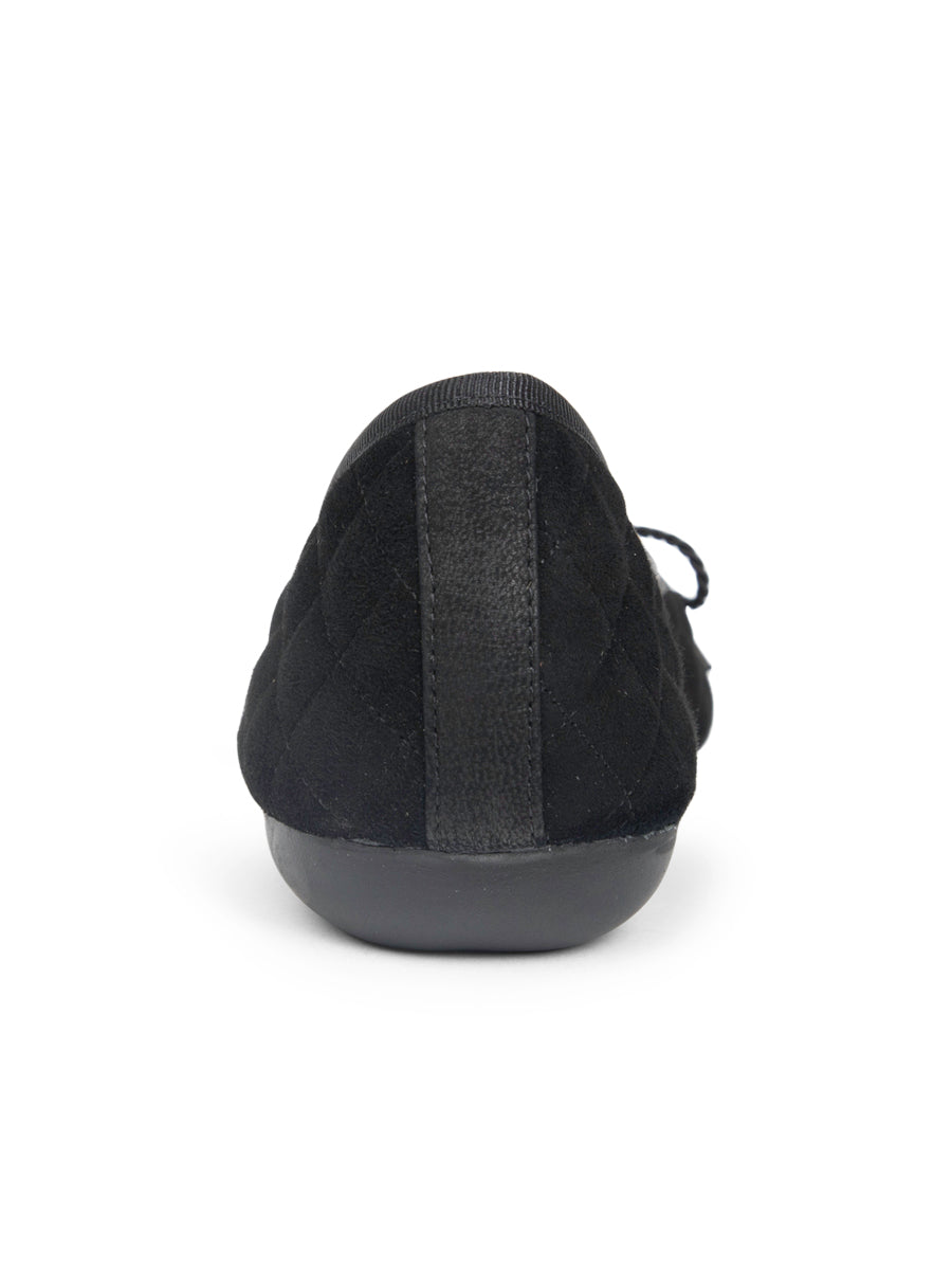 Best Quilted Ballet Flat in Suede