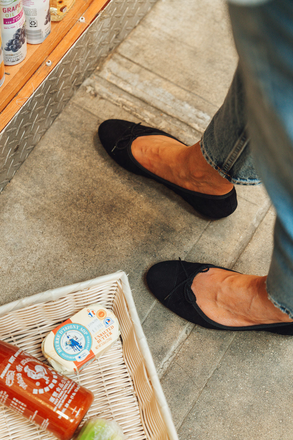 Best Quilted Ballet Flat in Suede