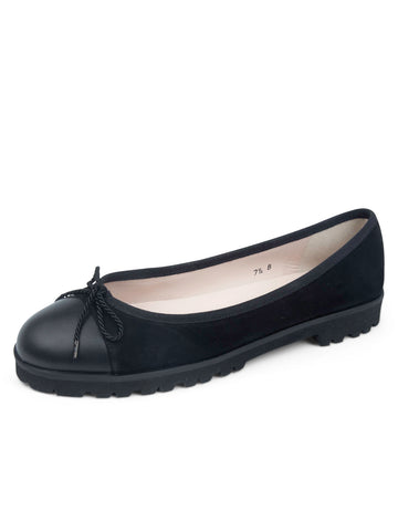 Bravo Lug Sole Suede Ballet