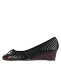 Nuba Quilted Leather Wedge