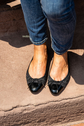 Luxe Tweed Ballet Flat Alternate View
