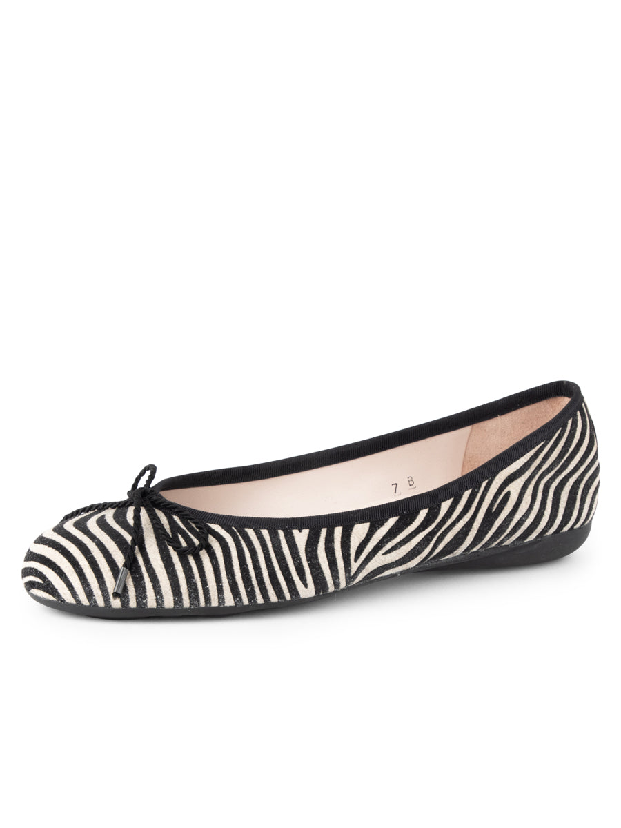 Bingo Zebra Printed Ballet Flat