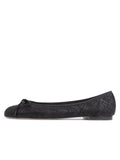 Bingo Textured Leather Ballet Flat