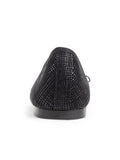 Bingo Textured Leather Ballet Flat