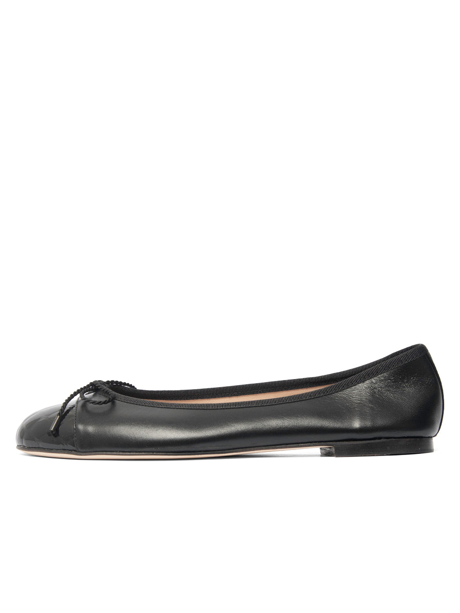 Best Croc Toe Ballet Flat with Leather Sole