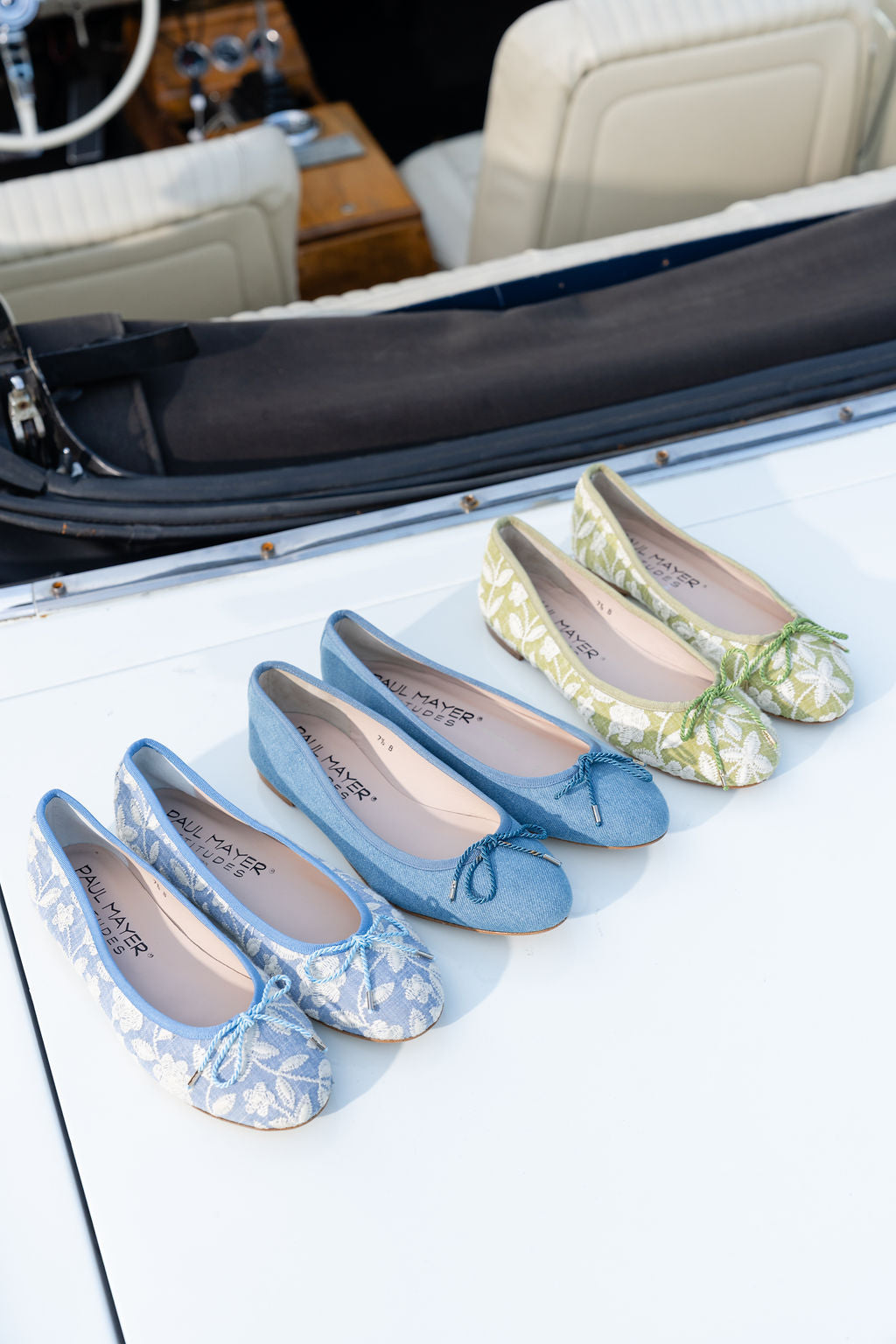 Luxe Denim Ballet Flat