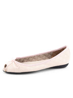 Bay Peep-Toe Quilted Ballet Flat