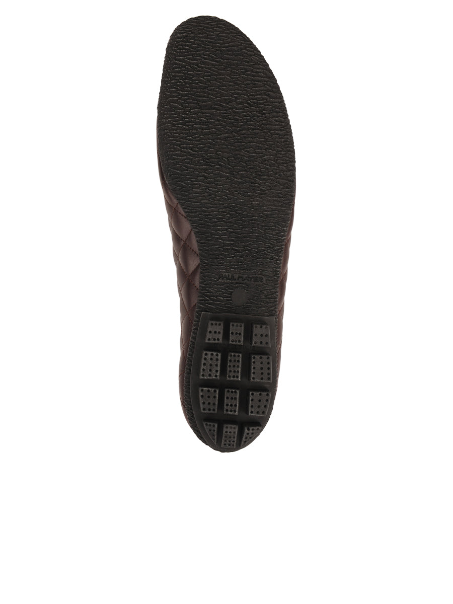 Cozy Quilted Leather Ballet Flat