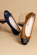 Best Haircalf Ballet Flat with Leather Sole