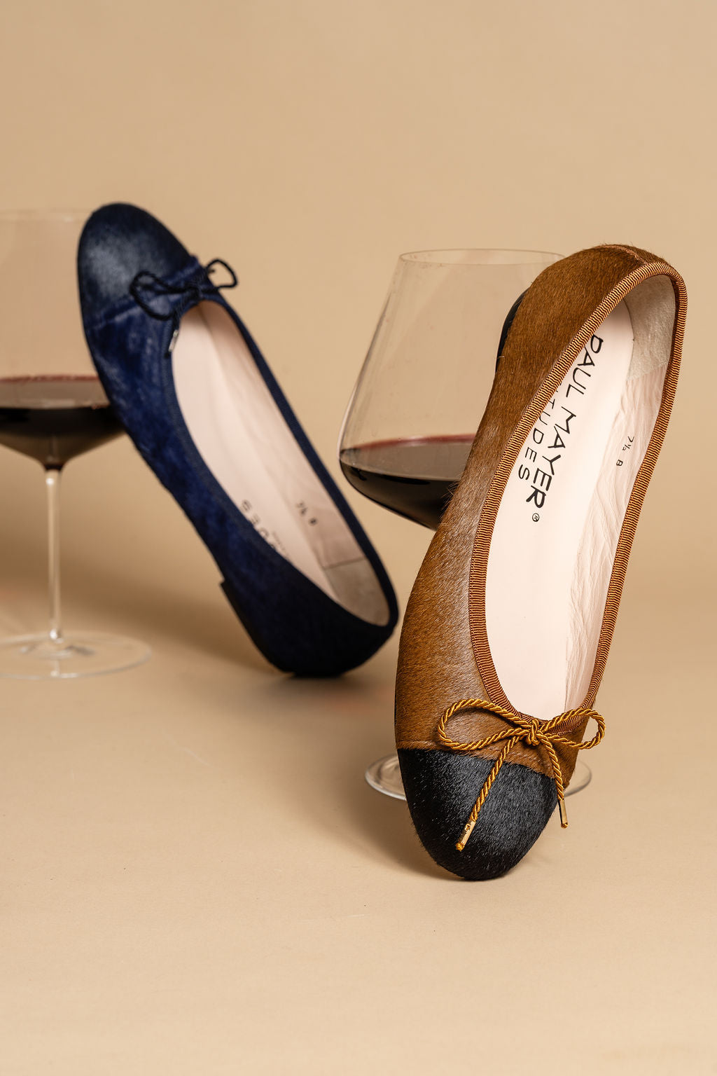 Best Haircalf Ballet Flat with Leather Sole