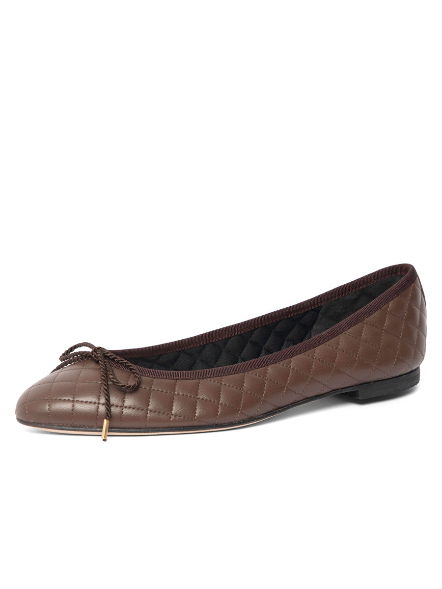 Lido Quilted Leather Ballet Flat