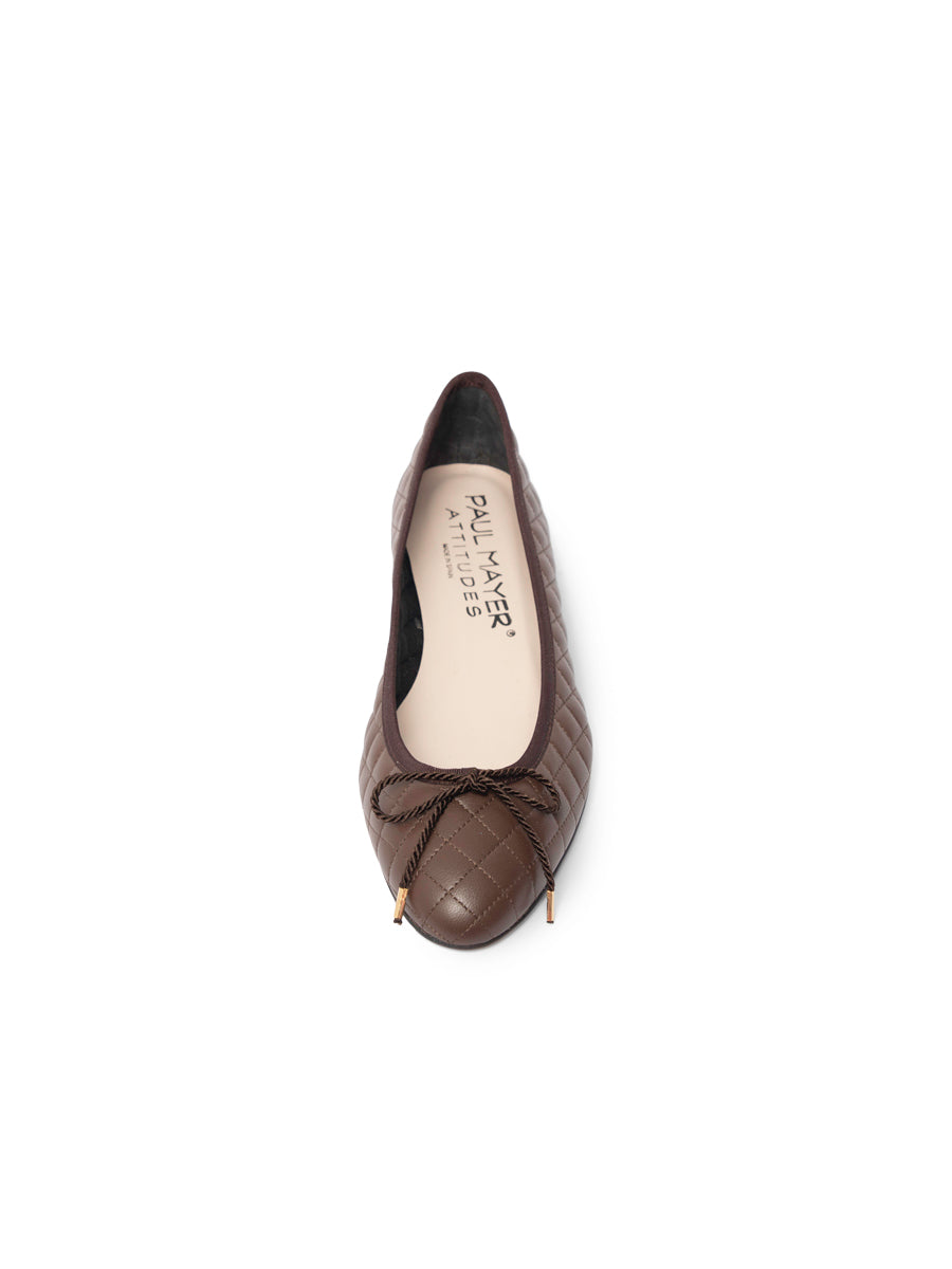 Lido Quilted Leather Ballet Flat