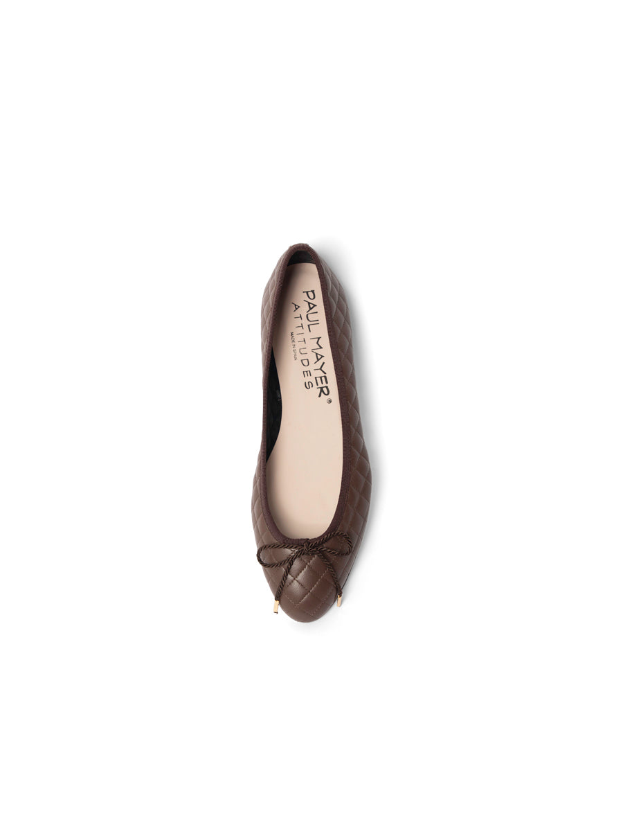 Lido Quilted Leather Ballet Flat
