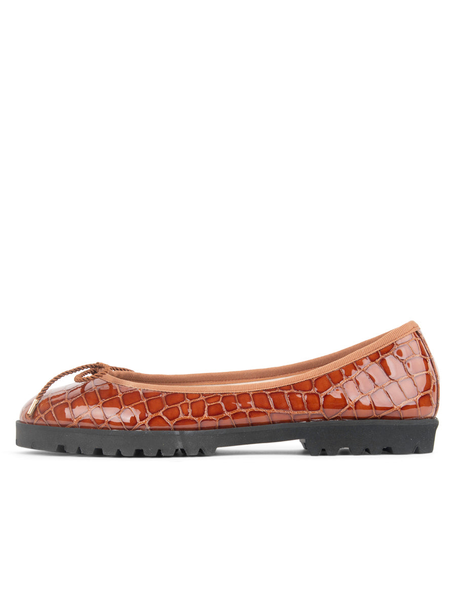 BRAVO LUG SOLE BALLET IN CROCODILE