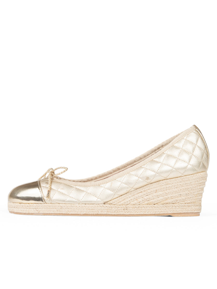 Just Quilted Wedge Espadrille