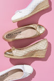 Just Quilted Wedge Espadrille