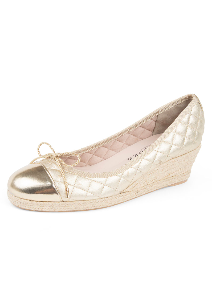 Just Quilted Wedge Espadrille