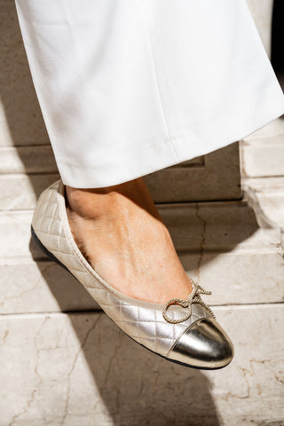 Best Quilted Leather Ballet Flat Alternate View