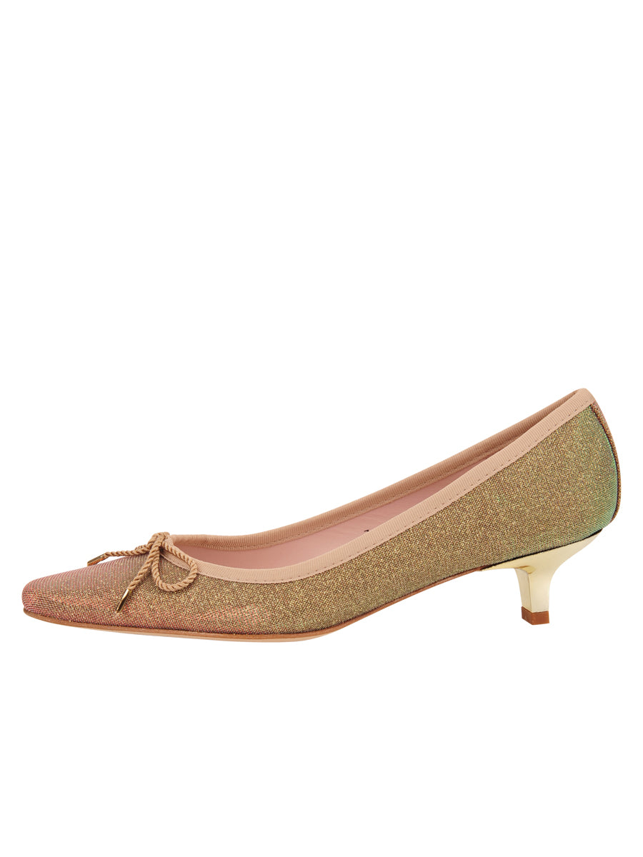 Royal Pointed Toe Kitten Heel