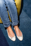 Luxe Textured Ballet Flat