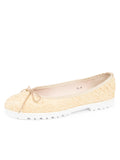 Bravo Lug Sole Ballet in Raffia