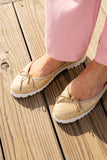 Bravo Lug Sole Ballet in Raffia