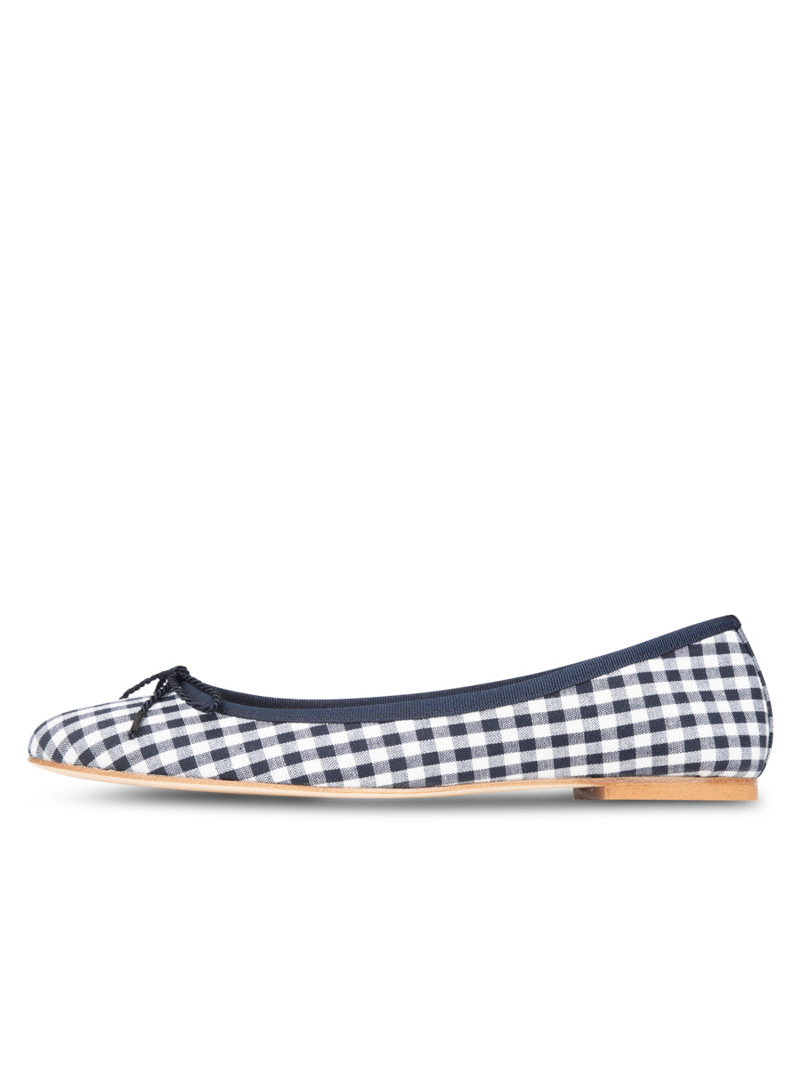 Luxe Gingham Ballet Flat