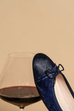 Best Haircalf Ballet Flat with Leather Sole