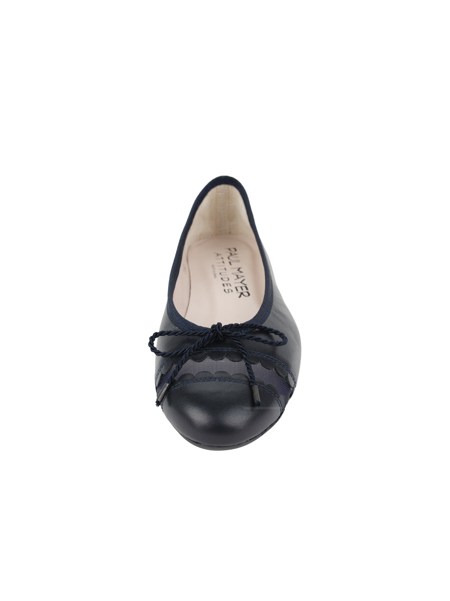 Burg Leather Ballet Flat